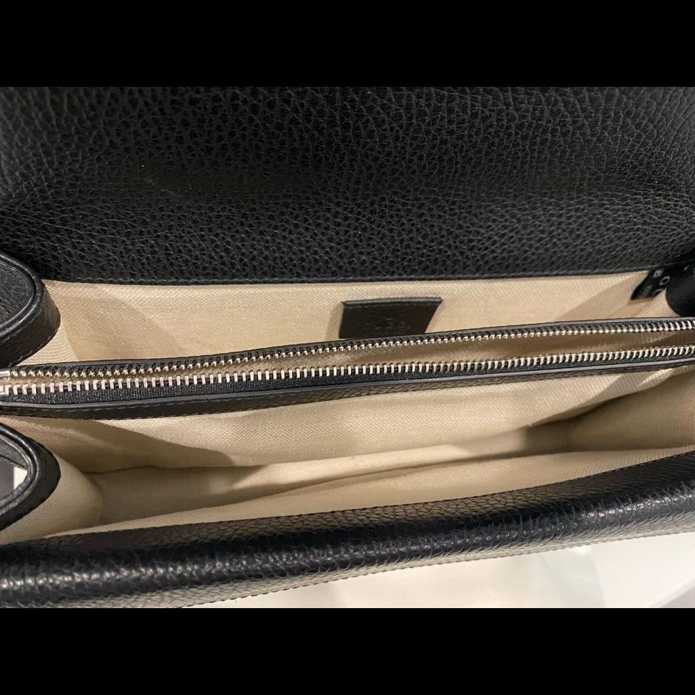 Authentic Gucci Black Dionysus small shoulder bag